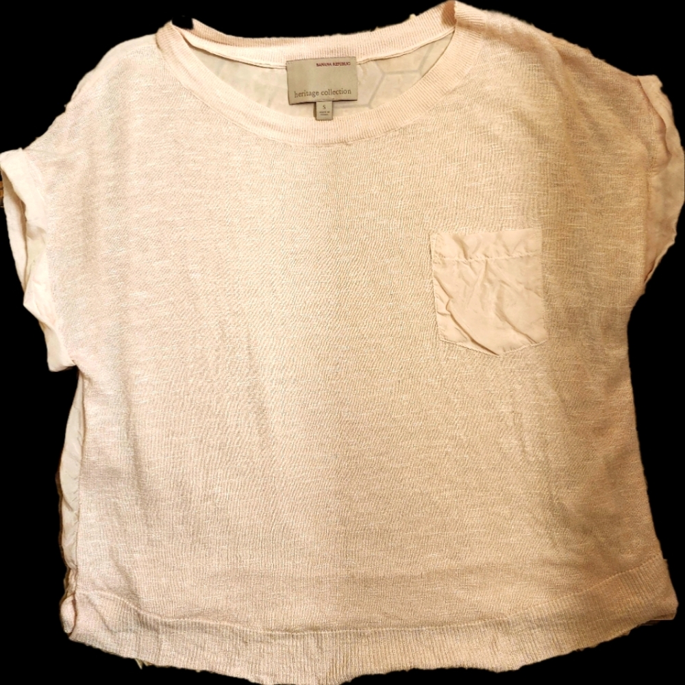 Banana Republic Oversized Top in Light Pink